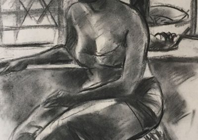 Woman by window